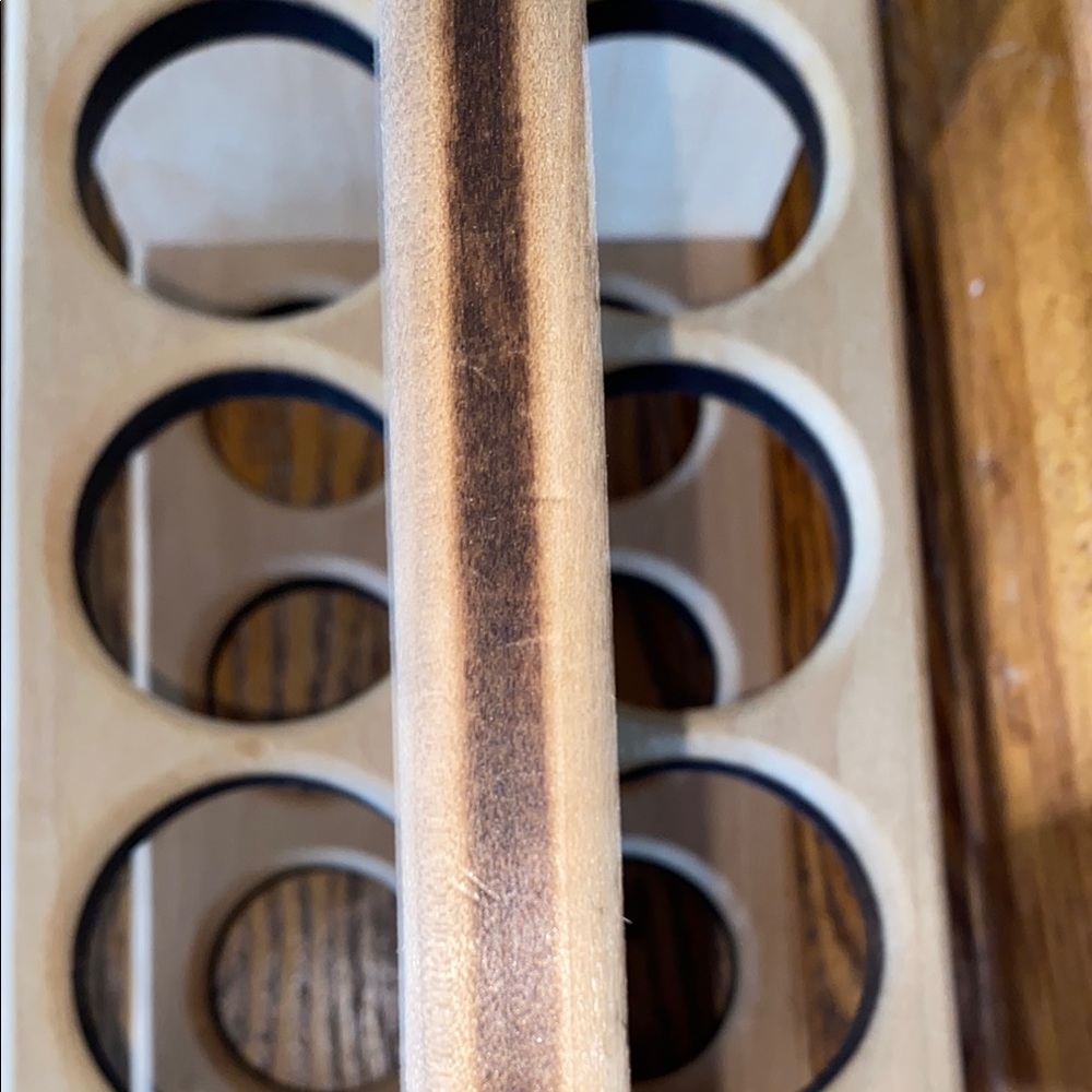 Natural Wood Beer Caddy with Bottle Opener Element Design g3studios - Picture 4 of 4